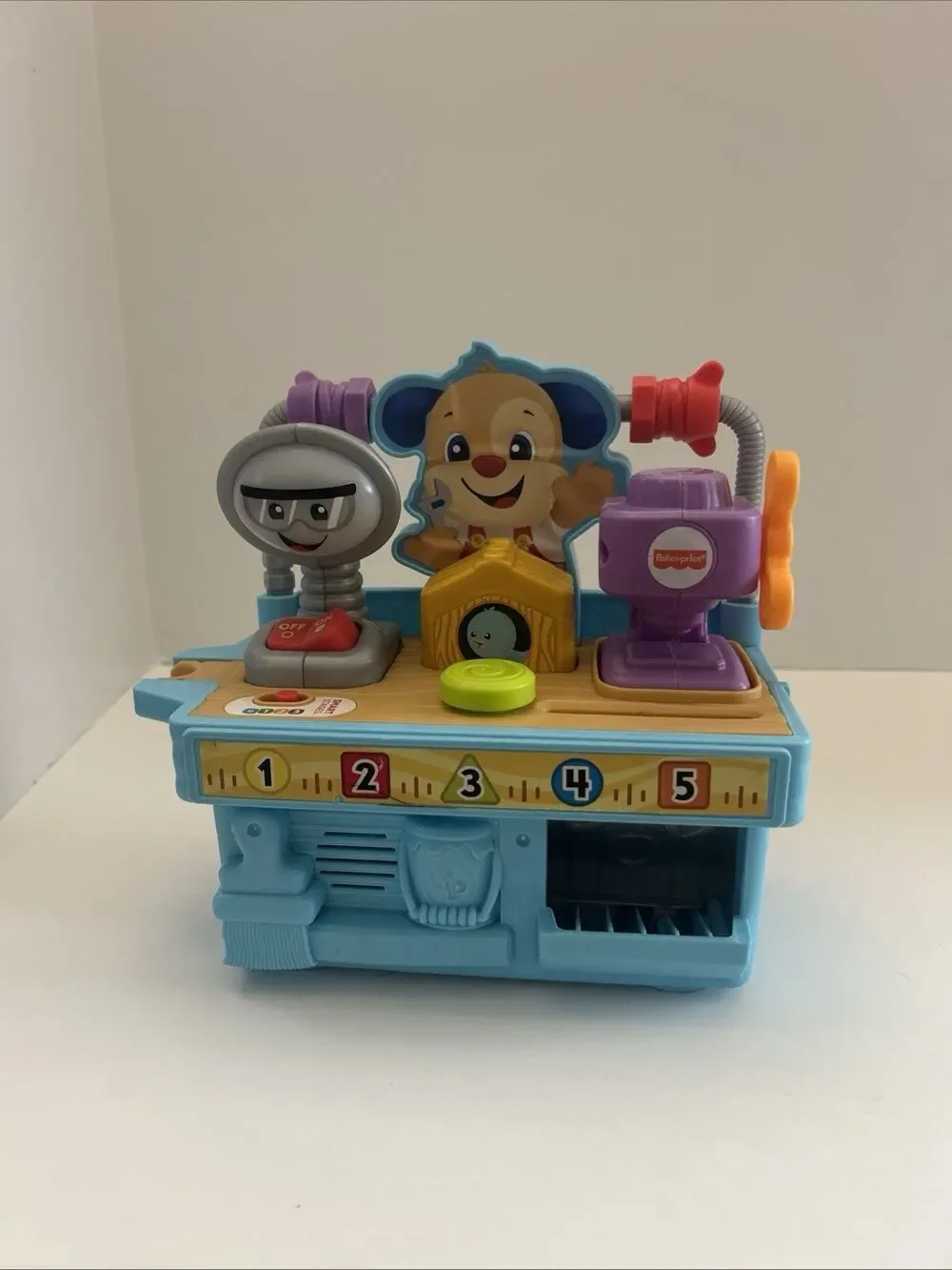 Fisher Price Laugh And Learn Busy Learning Tool Bench Toy Interactive Incomplete